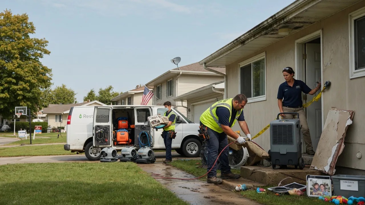 Water Damage Restoration in Bushton, KS near me